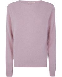 Nuur - Boxy Long Sleeves Round Neck Sweater - Lyst