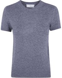 DUNST - Half Sleeve Knit Top - Lyst