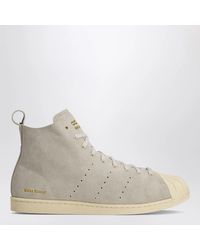 adidas - Adidas By Wales Bonner Sneakers Superstar Hi Mist Stone/Wonder/ Metallic - Lyst