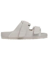 Birkenstock - Chalk Suede X Tekla Uji Slippers - Lyst