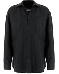 DARKPARK - "Anne" Wool Tailored Shirt - Lyst