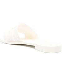 Moncler - Flat Rubber Sole Slides - Lyst