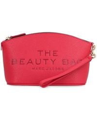 Marc Jacobs - Leather Clutch The Beauty Bag Cow Hide - Lyst