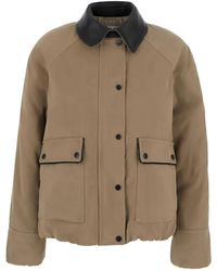 Brunello Cucinelli - Cotton Polyester Polyamide Jacket - Lyst