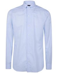 Barba Napoli - Classic Cotton & Linen Shirt - Lyst