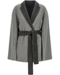 Alberta Ferretti - Cardigan With Cape Sleeves - Lyst