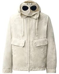 C.P. Company - C.P.Company Goggle-Detail Hooded Jacket - Lyst