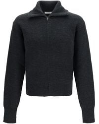 Lemaire - Wool Zip Cardigan - Lyst