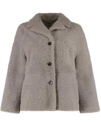 Max Mara - S Max Mara Violante Short Sheepskin Jacket - Lyst