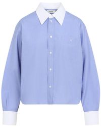 Celine - Cropped Shirt - Lyst