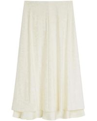 Jil Sander - Falda Bordado Flores - Lyst