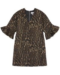 Ganni - Recycled Polyester Dress - Lyst