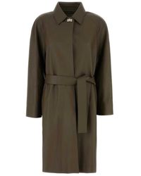 Fendi - Soprabito Selleria Leather - Lyst