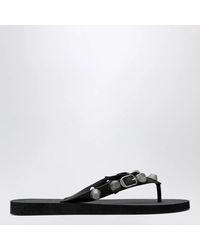 Balenciaga - Cagole Rubber Thong Slides - Lyst