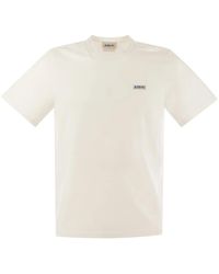 Autry - Crew-Neck T-Shirt With Logo - Lyst