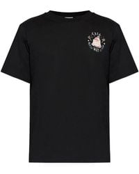 CASABLANCA - Hotel Emblem Print T-Shirt - Lyst