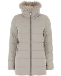 Moorer - Piumino Con Pelo - Lyst