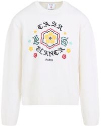 CASABLANCA - Bosozuku Logo Crewneck Sweater - Lyst