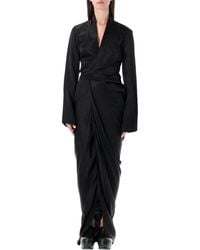 Rick Owens - Long Wrap Gown - Lyst