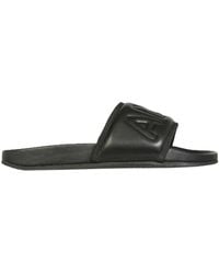 Ambush - Leather Slide Sandals - Lyst