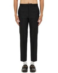 Gucci - Wool Blend Twill Pants - Lyst