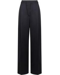 Victoria Beckham - High-Waist Wide-Leg Trousers - Lyst