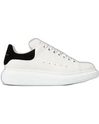 McQueen - Oversized Sneakers With Leather Panels - Lyst
