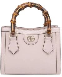 Gucci - Small Diana Leather Handbag - Lyst