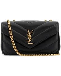 Saint Laurent - Leather Small Loulou Shoulder Bag - Lyst
