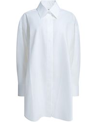 Givenchy - Backless Cotton Shirt - Lyst