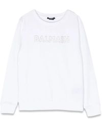 Balmain - Logo Crewneck Sweatshirt - Lyst