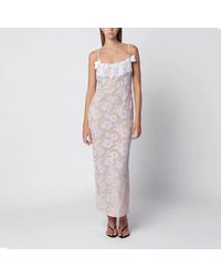 Alessandra Rich - Lace Slip Dress - Lyst