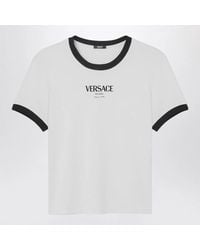 Versace - Stretch Viscose-Jersey T-Shirt - Lyst