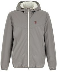 Brunello Cucinelli - Windproof Jacket - Lyst