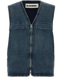 Jil Sander - Relaxed Vest Jacket - Lyst
