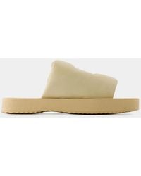 Burberry - Lf Knight Slab Sandals - Lyst