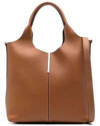 Tod's - Small Leather Tote Bag - Lyst
