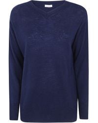 Rossopuro - Long Sleeved V Neck Over Sweater - Lyst