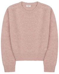 Celine - Round Neck Sweater - Lyst