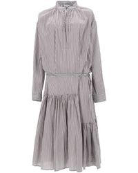 Dries Van Noten - Elegant Cotton-Silk Blend Dress - Lyst