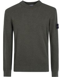 Stone Island - Round Neck Sweater - Lyst