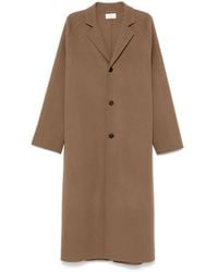 The Row - Wool Long Coat - Lyst