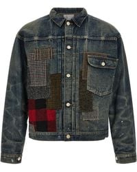 Junya Watanabe - Patchwork Denim Jacket - Lyst