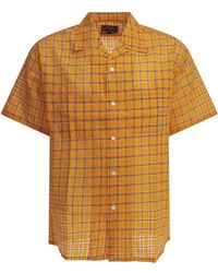 Beams Plus - "Open Collar Nylon Airy Plaid" Casual Shirt - Lyst