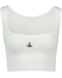 Vivienne Westwood - Cropped Rib Top – – Viscose – - Lyst