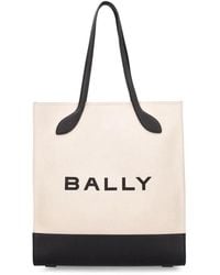 Bally - Bar Keep On Logo Tote Bag - Lyst