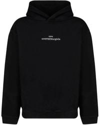 Maison Margiela - Hoodie With Reversed Logo - Lyst