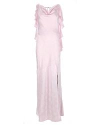 ROTATE BIRGER CHRISTENSEN - Long Waterfall Dress - Lyst