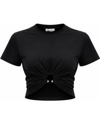 Rabanne - T-Shirt Cropped - Lyst