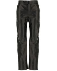 Alberta Ferretti - Leather Pants - Lyst
